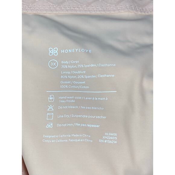 Honeylove Superpower Short HLSW05 Compression Shapewear Beige Nude NWT Size 3X - Picture 7 of 16